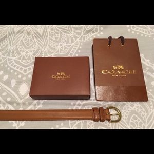 Coach belt